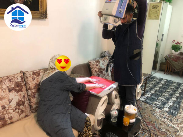 رادیوگرافی دست در منزل